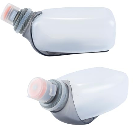 Ausi Botella para correr, deportiva, 250 ml, antigoteo, ideal para cinturón o chaleco de hidratación, ideal para correr, senderismo y ciclismo.