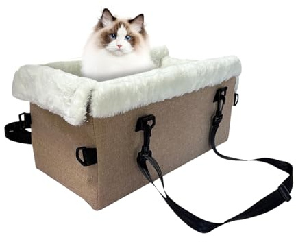 Asiento de coche para perros - asiento para perros | Dogg Led para el coche | Asientos para mascotas totalmente reducidos y lavables para mascotas