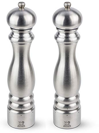 Peugeot Paris Chef u'Select Stainless Steel 12 Pepper & Salt Mill Set