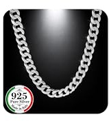 QUADRI - Kette Herren Silber | Silberkette 925 Silber | Halskette Herren