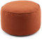 Lumaland Sitzsack Pouf aus der Teddy-Reihe | Indoor Hocker mit Füllung | kompakter Sessel inkl. EPS Perlen | 3 in 1: Sitzpouf, Tischchen & Fußschemel | Bean Bag - klein & flauschig | Ø 25 x 45 cm