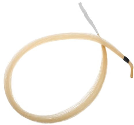 HEMOTON Bogenhaar Weißes Rohr Rosshaar Ersatz Verlängert Die Haltbarkeit Für Violine Viola