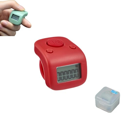 Générique Compteur de Tours et de Scores de Gym – Compteur à 6 Chiffres Rechargeable avec écran LED, étanchéité IP65 – pour Les Tours de Natation, Les Tours de Boxe, Les entraînements HIIT