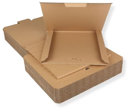 20 St. Deluxe Versandkartons für eine LP Schallplatte 325x325x4 mm Kartonage für Vinyl LP Maxi 12 Zoll extra stark