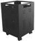 GBSHOP Cassetta portalegna con ruote (Piccola) Misure 37,5 x 37,5 x 55 h cm per 40 kg di legna circa