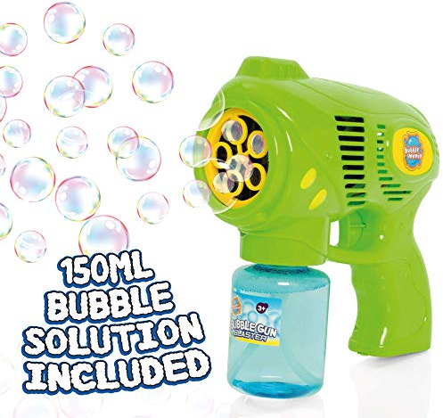Bubble Mania Bubble Gun - Bubble Blaster Gun - Automatic Bubble Guns For Kids - Bubble Blower Toy - Kids Outdoor Garden Toys