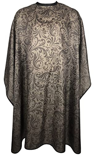 Professional Salon Cutting Cape with Snap Closures - Large Waterproof Hairdressing Cape Gown Apron for Hairstylist - 63' 56' (CLASSICAL PATTERN)