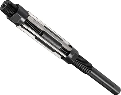 QUARKZMAN 19-21mm Ajustable Manual Operado Escariador x 1uds Alta Velocidad Acero 6 Recto Flauta para Escariado Metal Piezas, [H8]