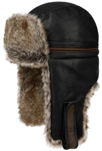 STETSON Cowhide Bomber Pilotmossa Lader Med oronlappar Herr Host Vinter