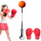 Punchingball, Box-Speed-Bag Mit Ständer, Boxsack Für Das Fitnessstudio, Box-Reflex-Bag, Vertikaler Boxreflexball, Höhenverstellbarer Boxsack Mit Ständer, Boxausrüstung Für Kinder Und Erwachsene
