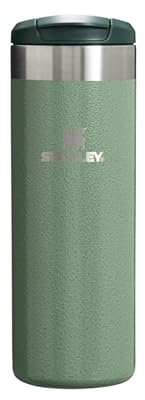 Stanley Aerolight Transit Thermobecher 0.47L - Hält 6 Stunden Heiß - Spülmaschinenfest - Kaffeebecher To Go Auslaufsicher - Kompatibel Mit Gängigen Pkw-Getränkehalterungen - Thermosflasche - Green