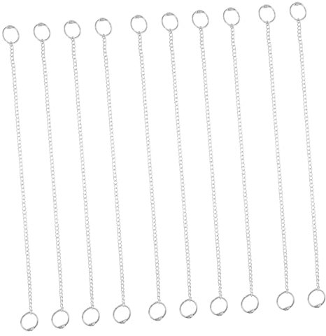Cabilock 20piezas Cadenas Colgantes Para Macetas Cadenas Con Ganchos Metálicos Colgadores Para Plantas