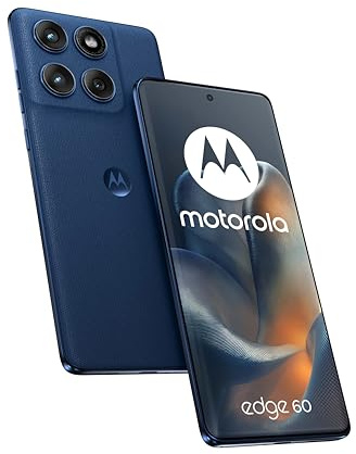 Motorola edge 60 con Moto AI (8/512GB, Fotocamera 50+50+10MP, selfie 50MP, Display 6.67 pOLED 120Hz, MediaTek Dimensity 7300, batteria 5100mAh, ricarica 68W, Android 15), Gibraltar Sea
