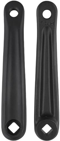 Helilyco 170mm Lega di Alluminio per Bicicletta Pedivella Coppia Esercizio ed E-Bike, per Nero