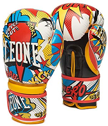 LEONE 1947, Hero Junior Boxhandschuhe, Unisex-Erwachsene, Weib, 6 OZ, GN400J