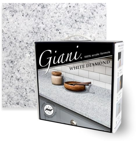 Giani Granite Countertop Paint Kit 2.0-100% Acrylic (White Diamond)
