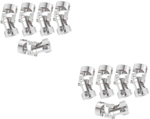 Gatuida 10pcs Model Car Joint Rc Car Joint for Steering Coupling Bendable Vibration Absorption Easy Installation