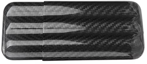 SIXRUN Estuche para Cigarros de Fibra de Carbono Humidores Soporte para Tubos Caja de Almacenamiento Estuche de Viaje Moderno Ligero Durable Portátil Elegante Ideal para Viajeros