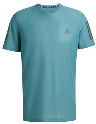 Adidas Uomo Own The Run Tee, Preloved Teal, M