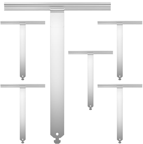 Zalava 6 Pcs Attache Tablier Volet Roulant en Acier Inox Pour Lame 14mm | 150*190mm Ressort de Suspension à Clipper/Visser Compatible avec Volet Roulant de Tube Octo,Deprat,ZF,Hexa