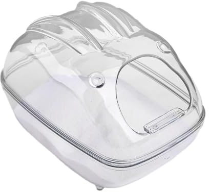 Hamster Sand Bath Container, Gerbil Bathroom Box, Chinchilla Bathtub | Klar liten djursand badlåda för hamstrar Gerbils chinchillor, kroppsrengöringsbehållare för sällskapsdjur bur användning
