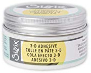 Sizzix Effectz 3-D Adhesive 664575, Transparent Craft Glue, 100ml, One Size
