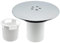 Bonde de Douche 90 mm/115mm, Remplacement de Couvercle de Siphon Douche, Capot Bonde Universelle, Prise de Douche Chromé, Débit Rapide