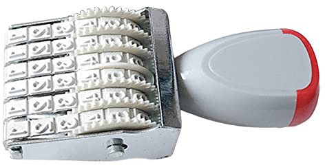 Amagogo Gomma 6 cifre Rullo Timbro Numero Sigillo Timbro di Rotolamento Affari Timbro Commerciale 6 cifre Numerazione Timbro per, 5MM