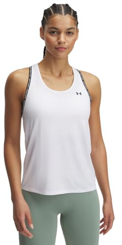 Under Armour Women's Tech Play Up Tank-Top White/Black M M