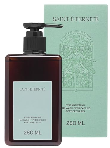 Saint Éternité - Stärkendes Shampoo 280 ml - Für geschwächtes Haar Natürliche Inhaltsstoffe Kamille-Extrakt Stärkt die Haarstruktur Reinigt Reduziert Haarausfall Angenehmer Duft