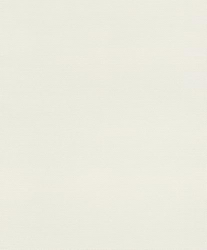 Rasch Papier peint 312324 - Papier peint non tissé uni blanc, avec surface structurée et aspect tissé - Aspect textile - 10,05 m x 0,53 m (L x l)