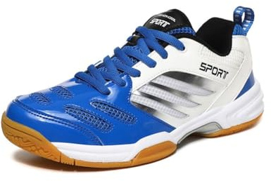 Volleyball Shoes Mens Squash Shoes Boys Netball Trainers Badminton shoces Non-Slip Athletic Sport Indoor Sneakers Indoor Pickleball Breathable Suitable Comfortable Fitness