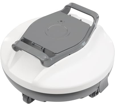 PattenlLevi Robot per piscina, aspirapolvere senza fili con funzione di parcheggio, aspirapolvere per piscine fuori terra da 80 ㎡, in puro rame, robot per la pulizia della piscina