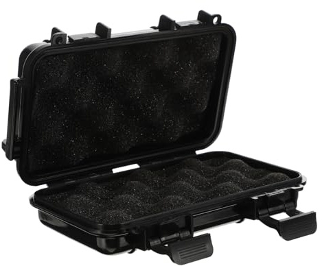 Toddmomy Scatola Stagna Antiurto per Cellulari Outdoor Custodia Sigillata con Imbottitura Protettiva in Abs Organizer Compatto per Sopravvivenza Caccia Trekking e Campeggio