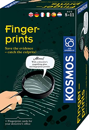 KOSMOS 616793 Les empreintes digitales, les empreintes digitales, la criminalistique et les auteurs d'une expérience de détective condamné pour enfants