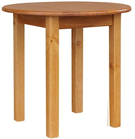 k koma Alder - Mesa de comedor (70 cm, madera de pino)