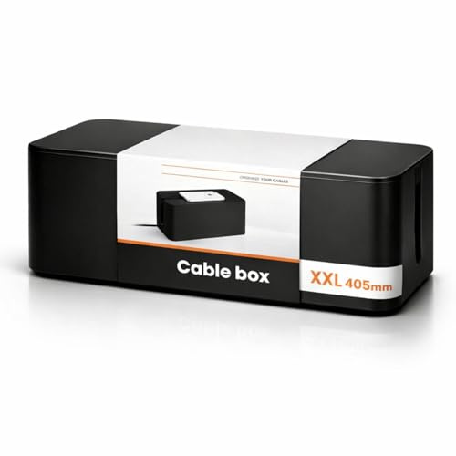 Kabelbox XXL, 405 mm, halkfria gummifötter