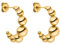 PURELEI® Bubbly Ohrringe (Gold) – Damenohrringe aus langlebigem Edelstahl – Wasserfeste Ohrringe Damen – 1,8 cm Durchmesser – Modeschmuck für deinen individuellen Look