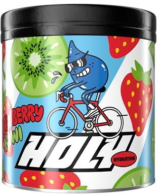 HOLY Hydration ‘Strawberry Kiwi’ | 50 portions with Valuable Electrolytes & Minerals | Hydration Drink | Vegan with 100% Natural Fruit Flavours (350g)
