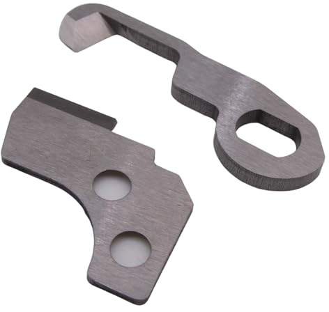 CKPSMS Marque -1SET Lame supérieure et inférieure #799096000+788013009 Compatible avec/remplacement pour Janome Brand Air Thread 2000D (AT2000D), Elna Brand Extend 864 Air Overlocker Machine à coudre