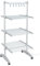 AMOS 300 3-Tier Electric Heated Clothes Airer With Cover Dryer Foldable Aluminium 36 Heating Tubes 300W, Grey - Digital Thermostat Control