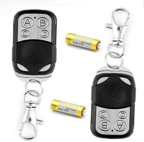 Enterelettronics TELECOMANDO (2pz.) PER CANCELLO a 433,92MHZ+2 BATTERIE OMAGGIO -non duplica i telecomandi ROLLING CODE (codice variabile)-ASSISTENZA TELEFONICA