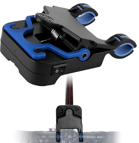 Rppiup Bicycle Handlebar Calibrator, USB Charging Laser Calibrator, Bicycle Maintenance Accessories, Seat Center Adjuster, Bicycle Handlebar Saddle Calibrator