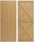 DKIEI Wooden Garden Gate, 183x79 cm Wooden Gate for Garden, 2.5cm Thickness Fully Framed Lockable Wood Door with Latch and 3 Hinges for Pathway, Garden Entrance, Farm House, Pasture