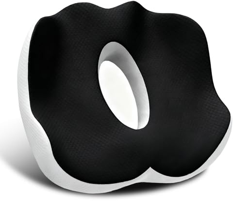 HahaGo ortopedisk sittdyna ergonomisk sittdyna för kontorsstol smärtlindrande för bil, lindrar smärtbenet, lindrar sittkomfort, främjar blodcirkulationen