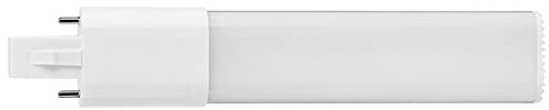 Dioche 2-polige G23-LED-Kompaktlampe, 6 W, G23, 28 Stück, 2835, Hohe Helligkeit, Kühles Weiß, Leuchtstoffröhre für Oberflächen- und Einbaubeleuchtung, Einfache Plug-and-Play-Installation ()