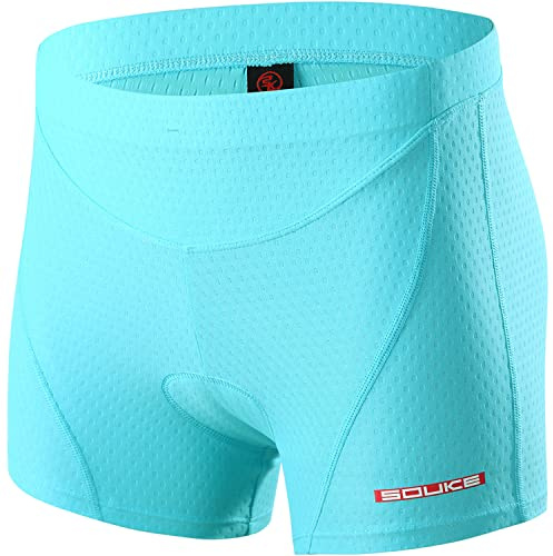 Eco-daily Cycling Shorts Women's 3D Padded Bicycle Bike Biking Underwear Shorts Blue