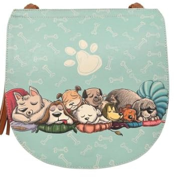 DOGO Vegane Damen Schultertaschen Umhängetaschen Ivy Bag - Sleeping Dogs