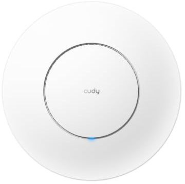 Cudy 793289 Wireless Access Point Gigabit Poe WiFi 6 AX3000 Port 2.5G Deckenmontage, AP3000_P Weiß