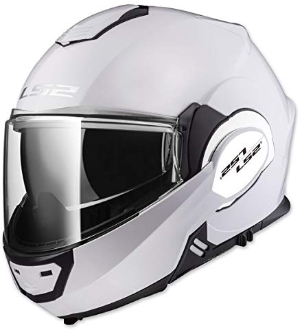 LS2 Helmets Modular Valiant Helmet (White - 3X-Large)